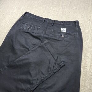 Left Field NYC Pants Men 38x34 *READ Black USA Made Sanforized Cotton Twill